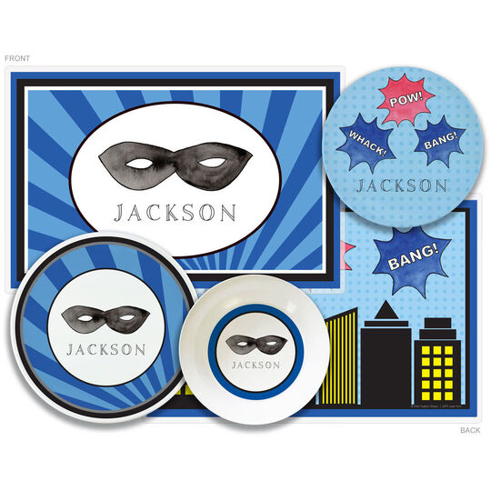 Super Hero 4-Piece Dinnerware Set